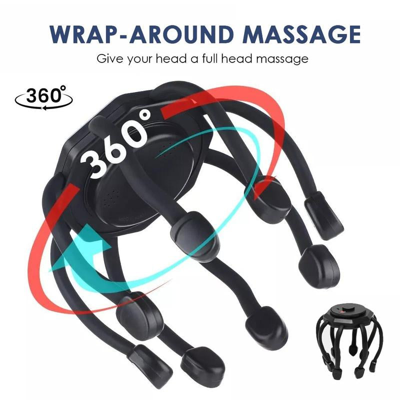Ultimate Electric Head Massager - 3 Adjustable Modes for Relaxation at Home & Office