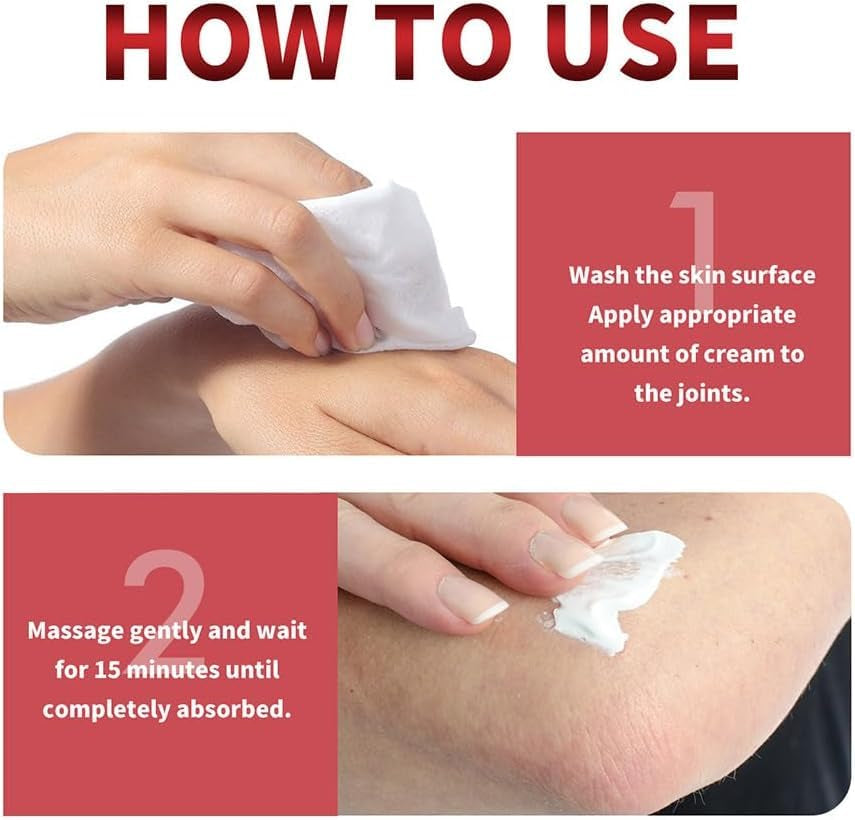 Todahof Bee Venom Pain Relief & Bone Healing Cream - 5 Pack Natural Pain Relief Salve