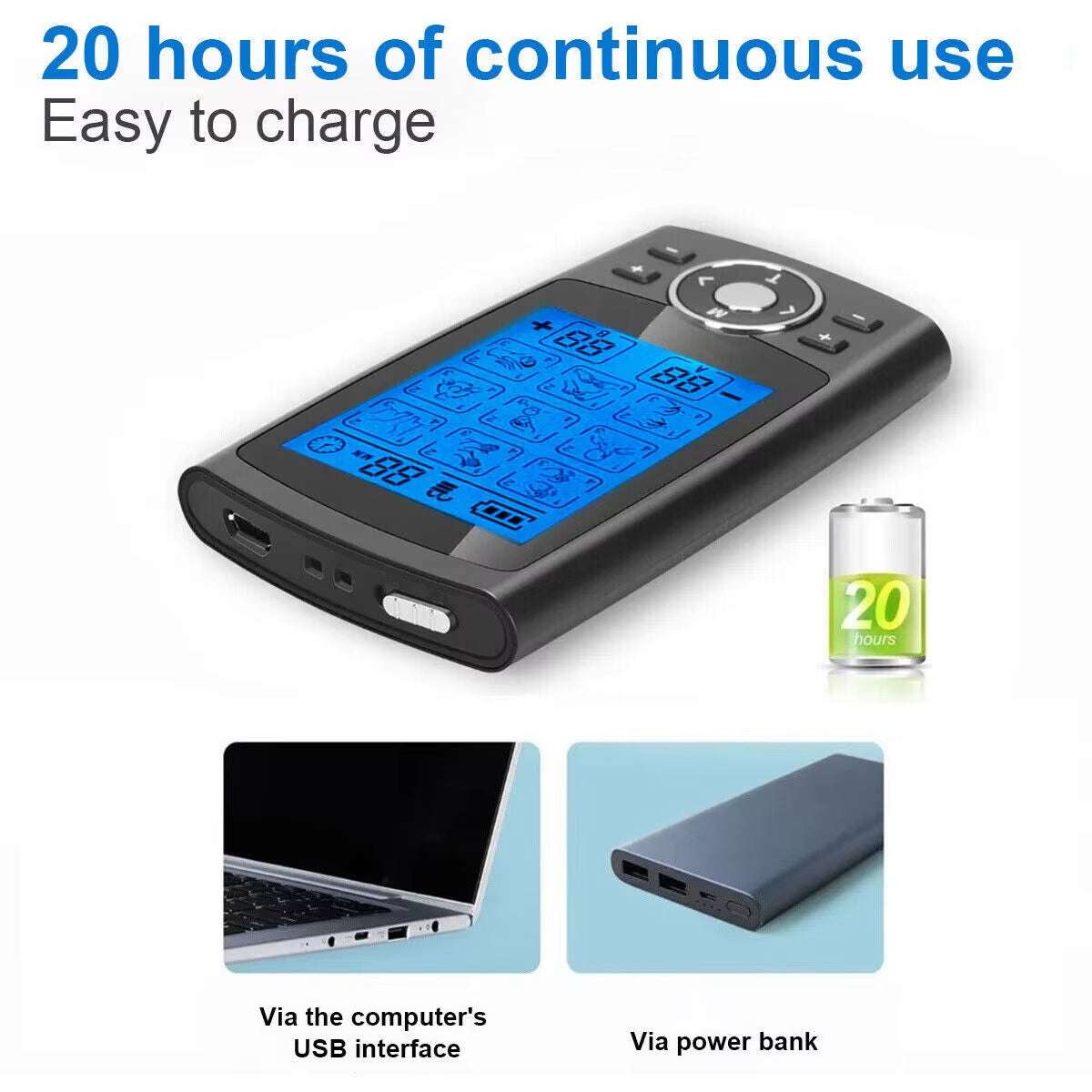 Elite 36 Mode Electric Muscle Massager - Ultimate Arm and Back Relaxation & Slimming Device