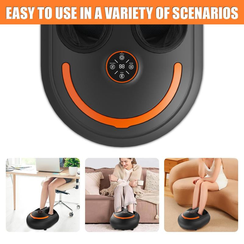 Revitalize Your Feet: Ultimate Foot Massager with Heat, Deep Kneading, and Air Compression - Perfect Gift for Wellness!