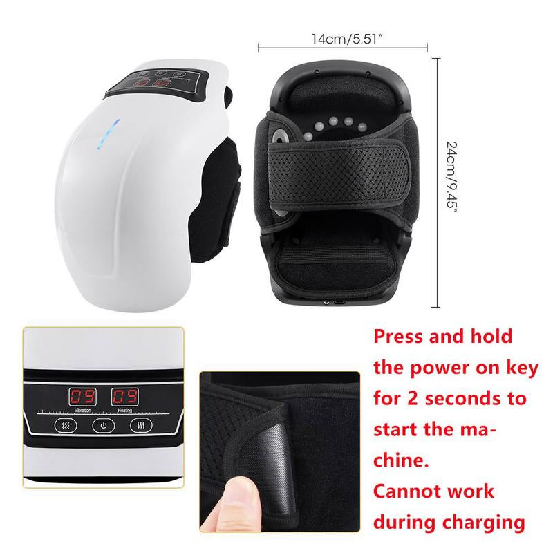 Ultimate Electric Heated Knee Massager for Muscle Relaxation - Versatile Knee Massage Tool for Men & Women
