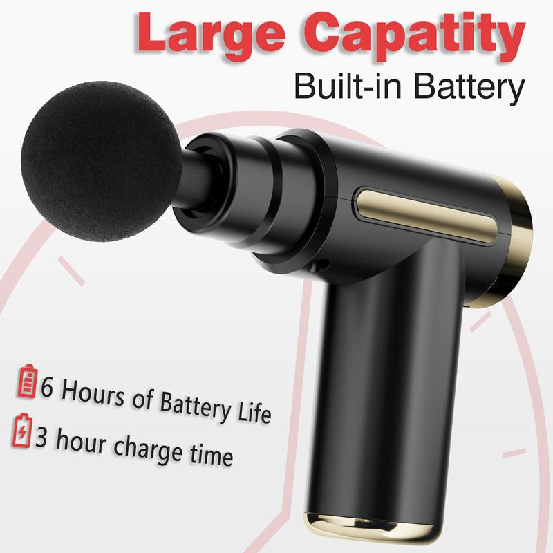 Cotsoco Portable Muscle Massage Gun – 6 Speed Electric Massager for Deep Tissue Relief – Perfect Gift for Men & Women