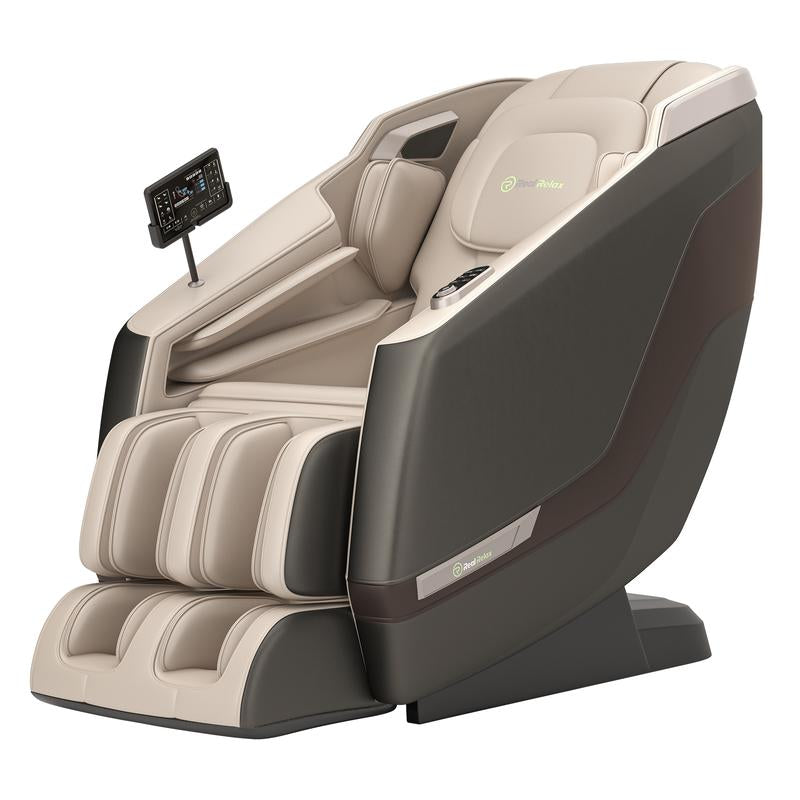 Experience Ultimate Relaxation: Real Relax 2024 Zero Gravity Full Body Shiatsu Massage Chair with Airbag Heating - Comfortable Favor-23 Recliner
