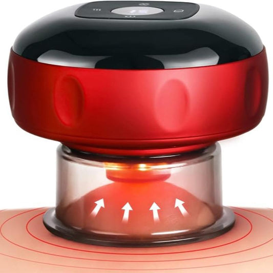 Ultimate Smart Vacuum Cupping Massager - 12-Level Electric Heating for Deep Muscle Relaxation