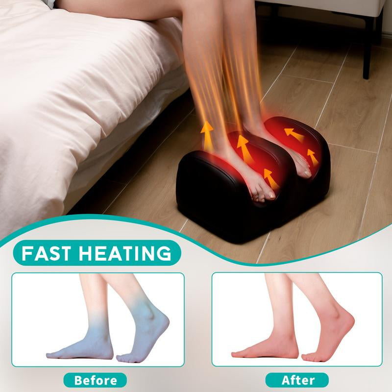 Ultimate Foot and Calf Massager with Heat - Deep Tissue Relief Machine, Perfect Gift for Mom & Dad!