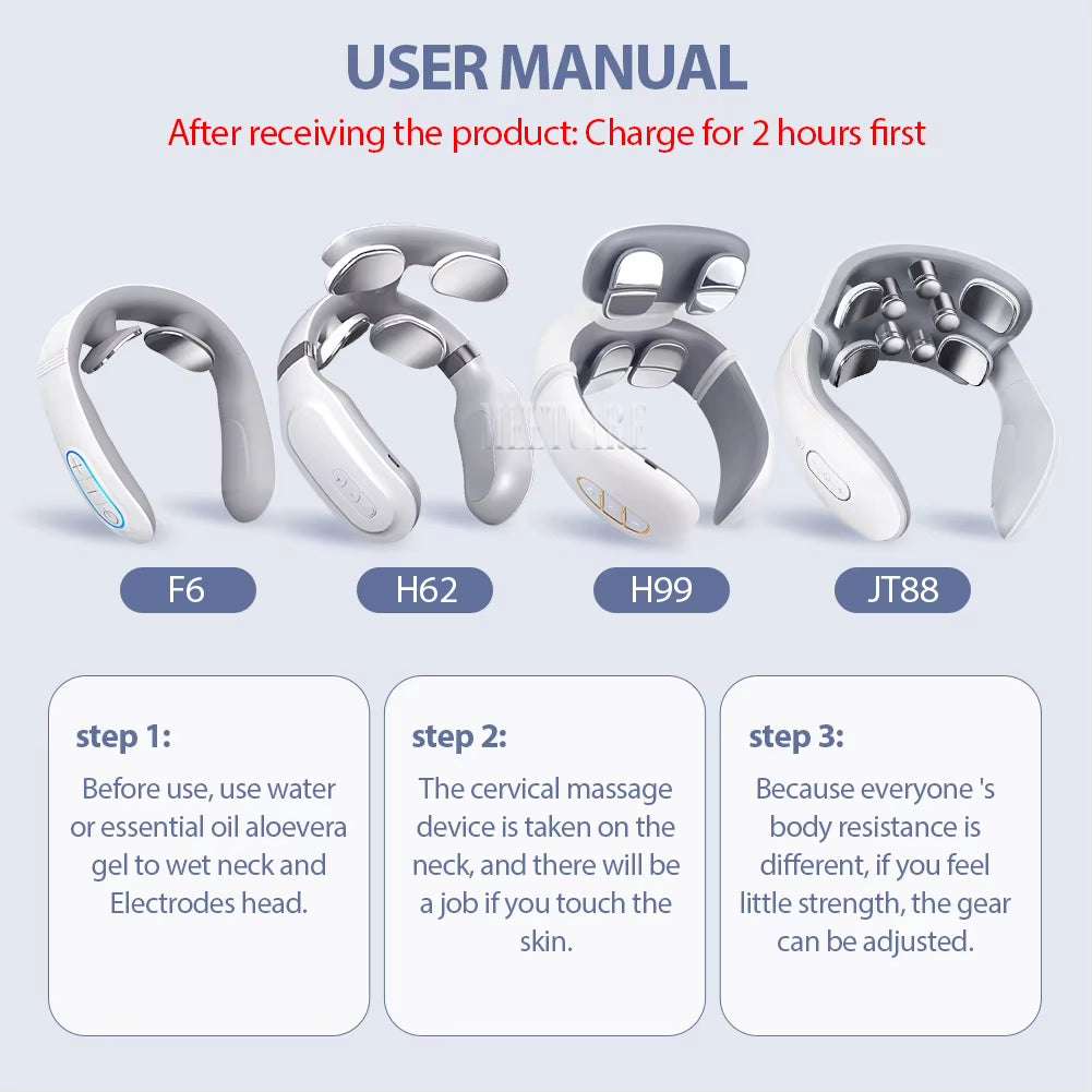 Ultimate Electric Neck and Shoulder Massager with TENS and Heating Relief for Muscle Pain Recovery