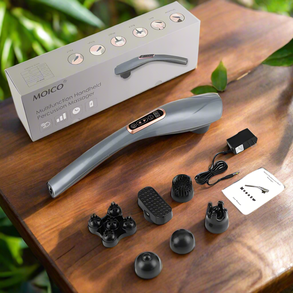 RelaxxZen Massagegerät – Kabellos mit Wärmefunktion für Ganzkörper-Entspannun