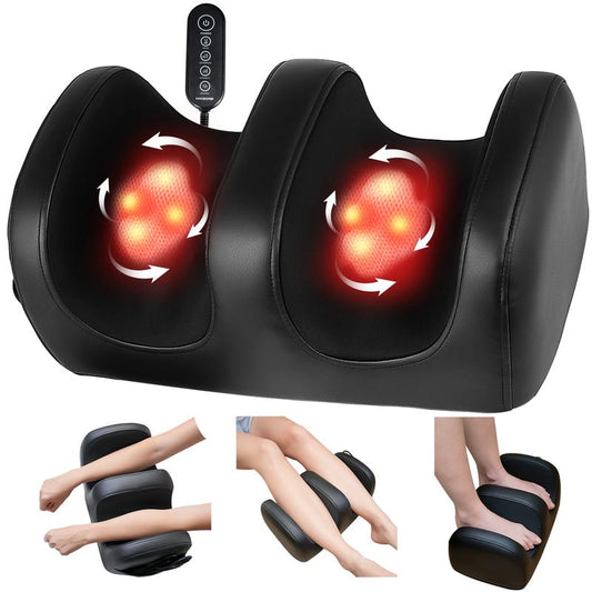 Ultimate Foot and Calf Massager with Heat - Deep Tissue Relief Machine, Perfect Gift for Mom & Dad!