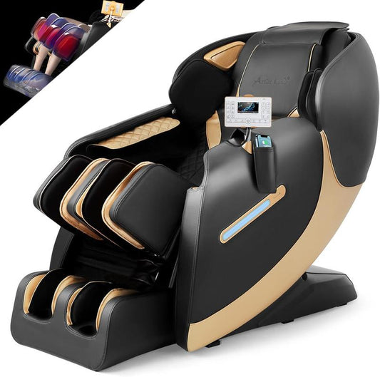 Ultimate Artist Hand Zero Gravity Massage Chair - Full Body Relaxation with 12 Modes, Bluetooth, Body Scan, Foot Roller, Airbags, Knee Massage & Heating
