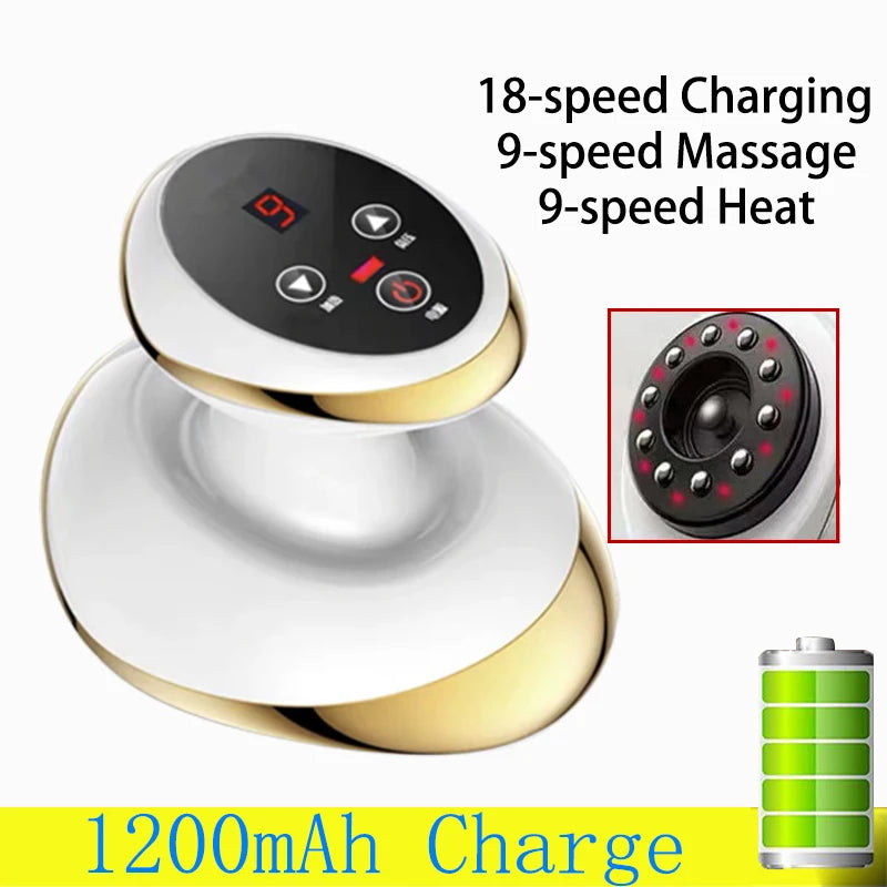 Revitalize Your Body with the Home Electric Gua Sha & Cupping Massager – Heat, Suction, and Fat-Burning Therapy for Cellulite Relief