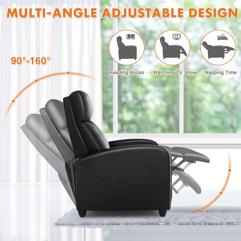 Sweetfurniture Adjustable Massage Recliner Chair - Modern Comfort for Living Rooms and Theaters!