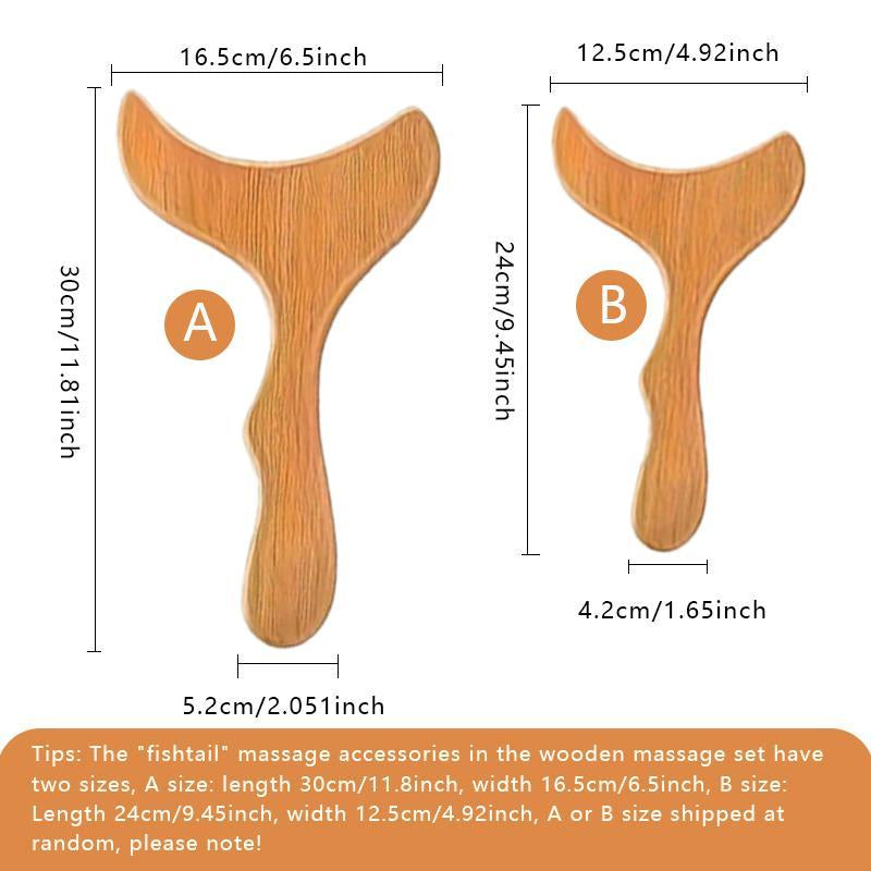 Unlock Ultimate Relaxation with our Wooden Manual Massage Tool Set for Daily Bliss – Perfect for Men & Women!