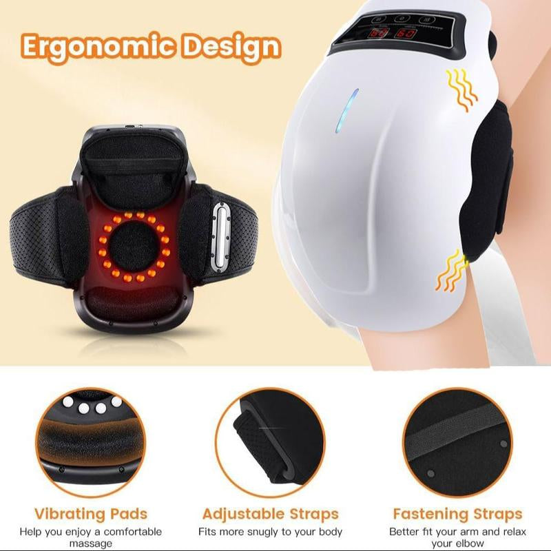 Ultimate Electric Heated Knee Massager for Muscle Relaxation - Versatile Knee Massage Tool for Men & Women